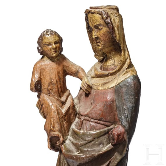 Madonna mit Kind, deutsch, 19. Jhdt.