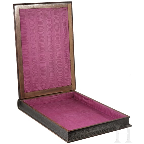 Schatulle in Buchform, Frankreich, 19. Jhdt.