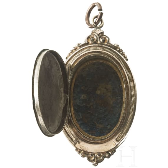 Biedermeier-Medaillon, um 1860