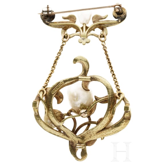 Jugendstil-Brosche, um 1910