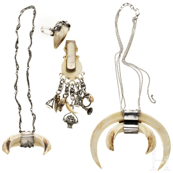 Sammlung volkst&uuml;mlicher Schmuck, deutsch, 20. Jhdt.