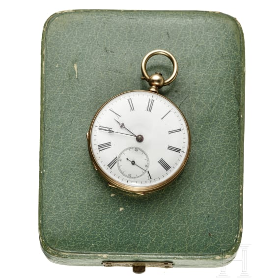 Gold-Taschenuhr (Savonette), um 1900