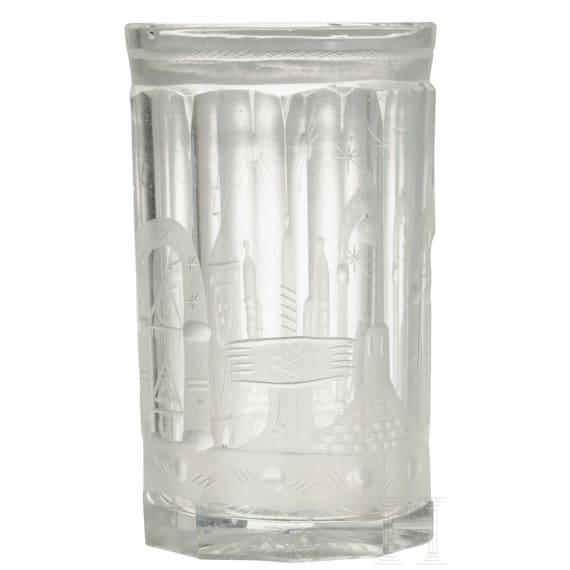 Logenglas, deutsch, 19. Jhdt.