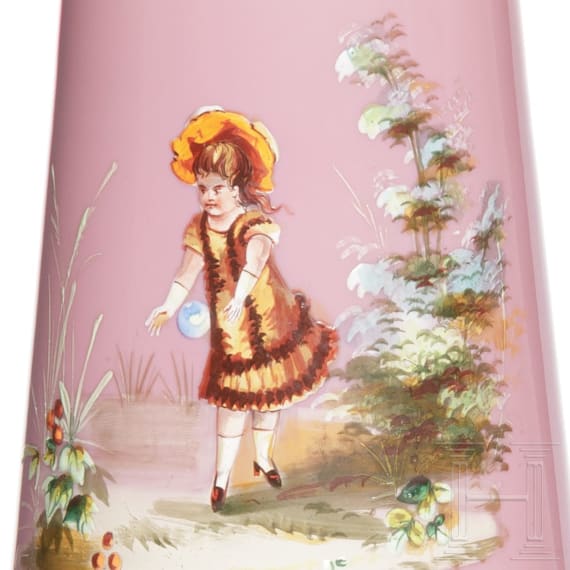 Zwei Vasen, Gr&auml;flich Schaffgotsch'sche Josephinenh&uuml;tte, Schreiberhau, sp&auml;tes 19. Jhdt.