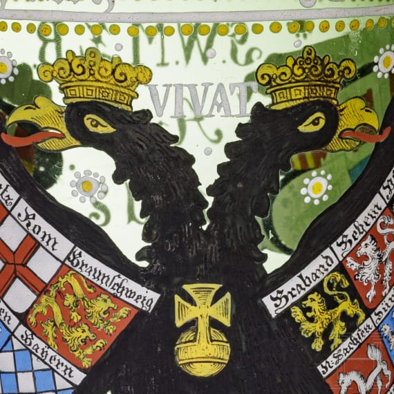 Reichsadlerhumpen, Deutschland oder Haida, Anton Ambros Egermann, um 1880