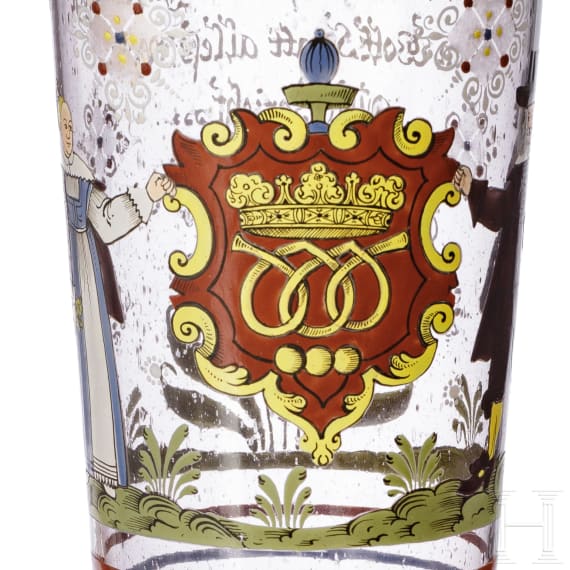 Hochzeitsglas, Historismus im Stil des 16. Jhdts.