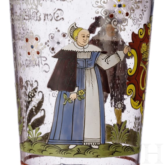 Hochzeitsglas, Historismus im Stil des 16. Jhdts.