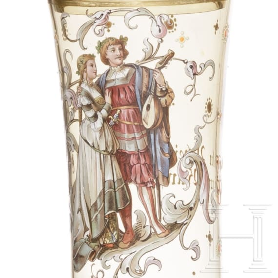 Drei Pokale, Bayerischer Wald, Theresienthal, um 1890