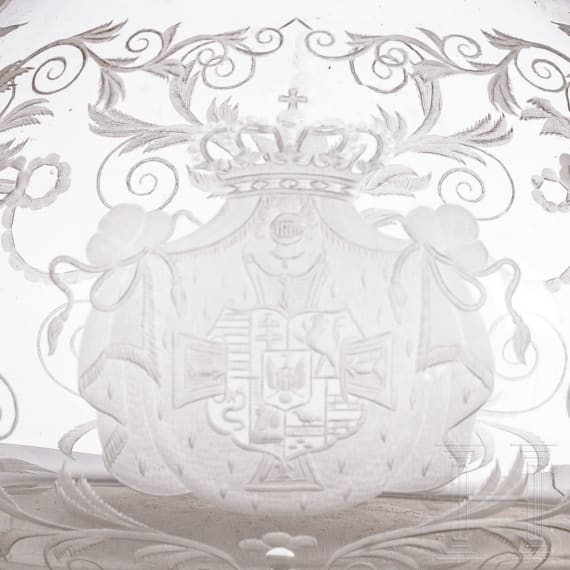 Zw&ouml;lfteiliges Trinkservice, J. & L. Lobmeyr, Wien, um 1880