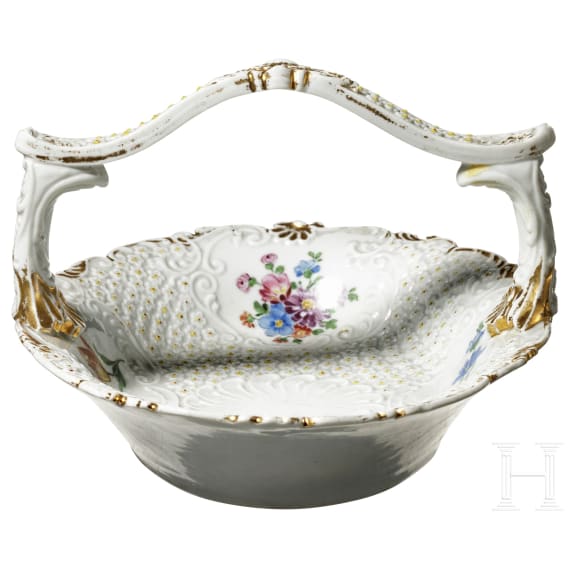 Meissener Geb&auml;ckschale, um 1860