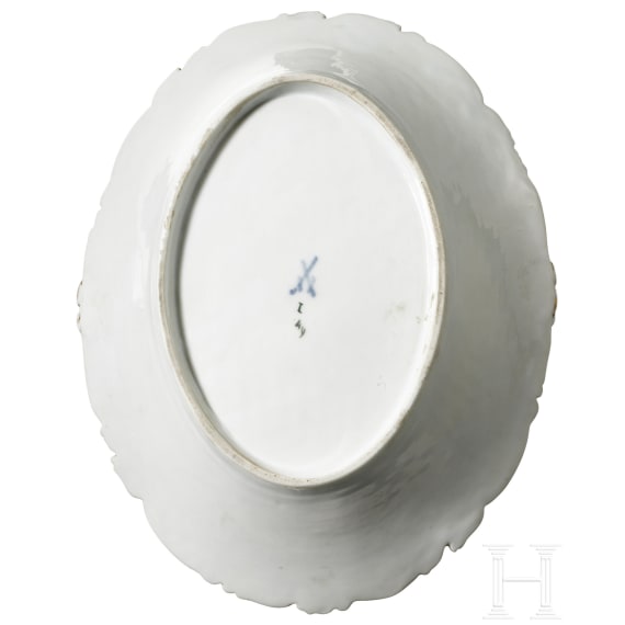Meissener Geb&auml;ckschale, um 1860