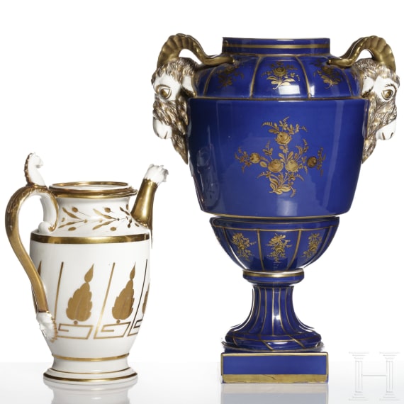 Kanne und Vase, Ende 19. Jhdt.