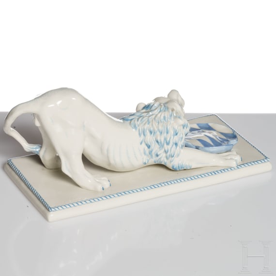 Bayerischer Wappenl&ouml;we, M&uuml;nchen, Nymphenburg, Modell Luise Terletzki-Scherf, um 1930
