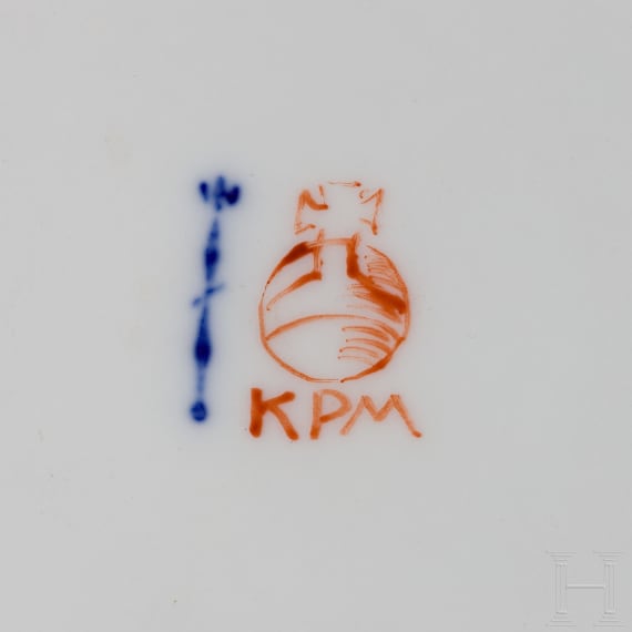 Konvolut KPM-Porzellan, 20. Jhdt.