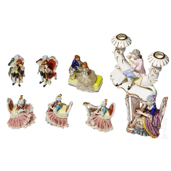 Kleine Sammlung Porzellanfiguren