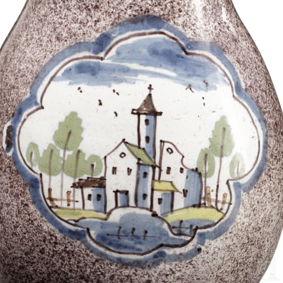 Fayencekrug, deutsch, um 1800