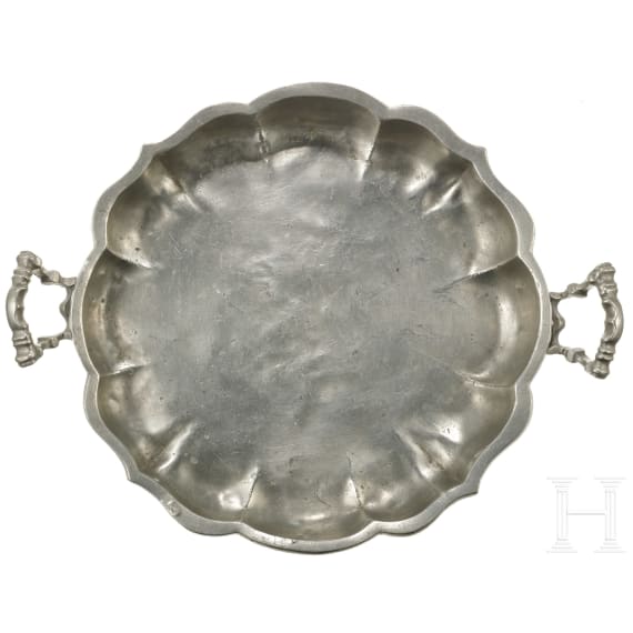 A pewter bowl, Innsbruck, 2nd half of the 18th century