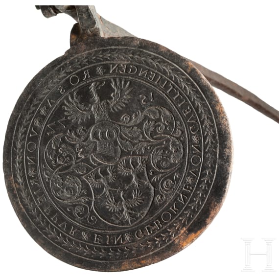 Waffeleisen, deutsch, datiert 1572