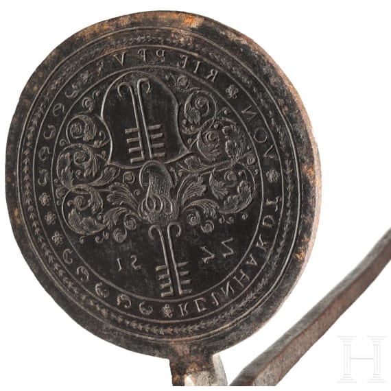 Waffeleisen, deutsch, datiert 1572