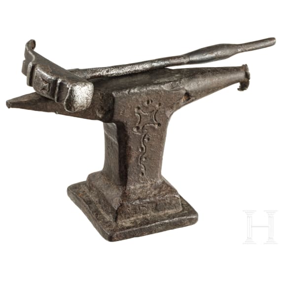 Hammer und Amboss, s&uuml;ddeutsch/&Ouml;sterreich, 19. Jhdt.