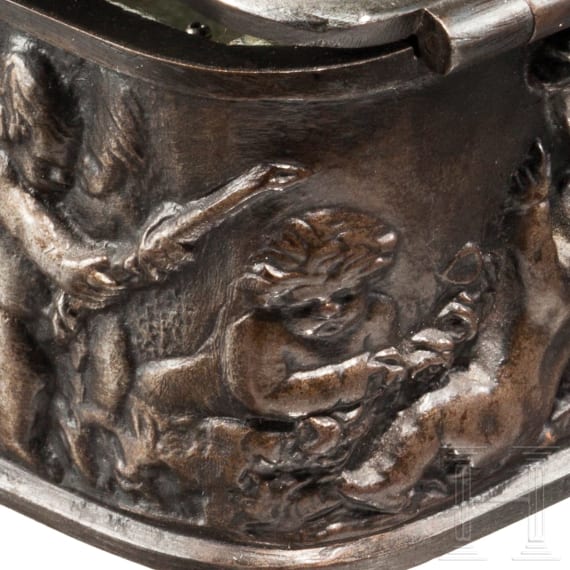 Schmuckk&auml;stchen aus Eisenkunstguss, Gie&szlig;erei Ilsenburg, um 1880