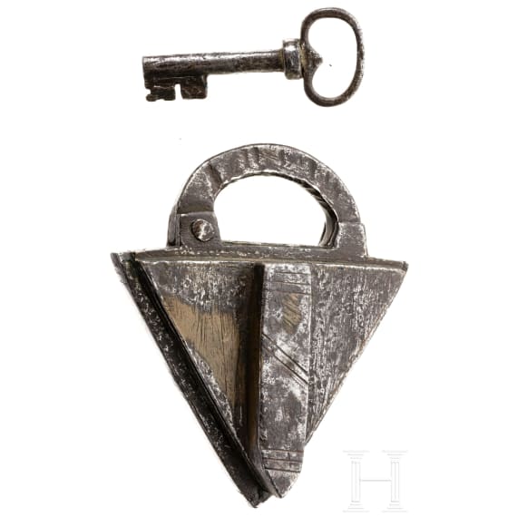 Dreiecksschloss, deutsch, 16./17. Jhdt.