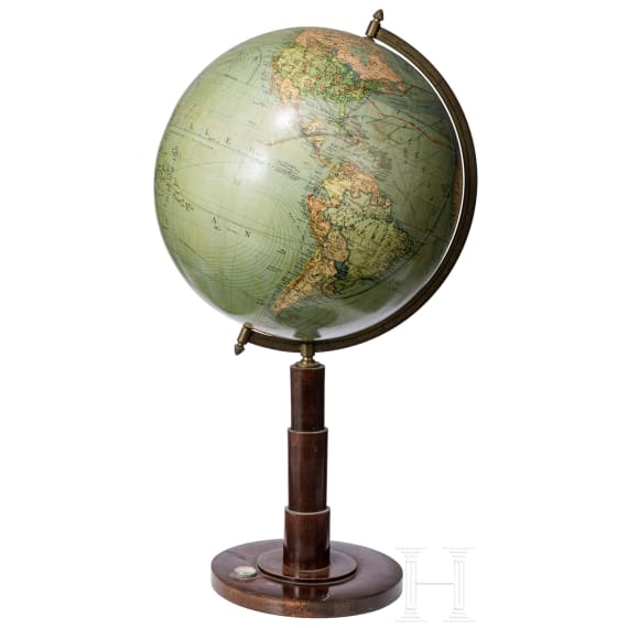 A German table globe, circa 1900