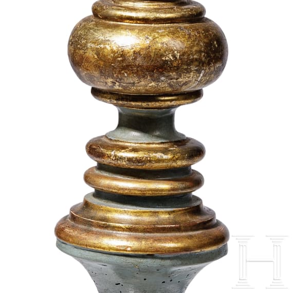 H&ouml;lzerner Standfu&szlig;, s&uuml;ddeutsch, 1. H&auml;lfte 18. Jhdt.