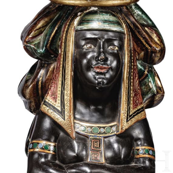A Venitian stand in Egyptian style, mid-19th century