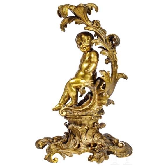 Vergoldeter Tafelaufsatz, Frankreich, um 1860