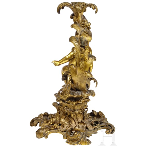 Vergoldeter Tafelaufsatz, Frankreich, um 1860