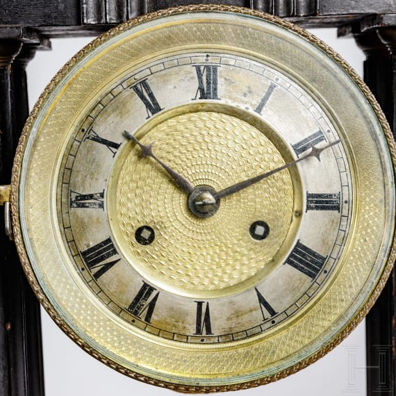 Zwei Biedermeier-Uhren, deutsch, 1. H&auml;lfte 19. Jhdt.