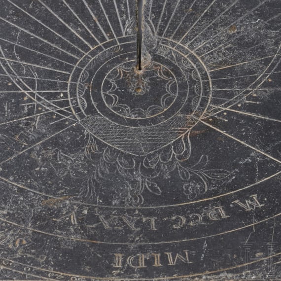Two Flemish sundials, 18th century