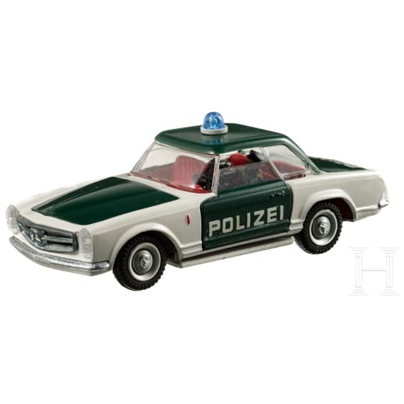 Tekno-Hardtop-Polizeiauto Nr. 932 (Mercedes 230SL) im Originalkarton