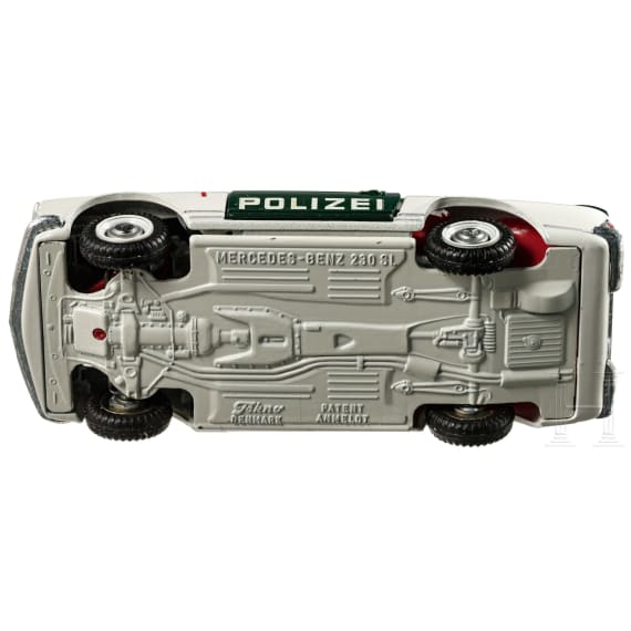 Tekno-Hardtop-Polizeiauto Nr. 932 (Mercedes 230SL) im Originalkarton