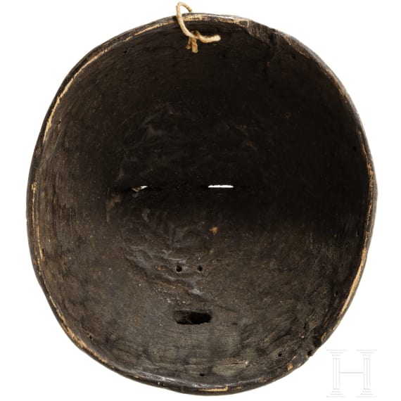 Runde Kifwebe-Maske der Luba, Kongo