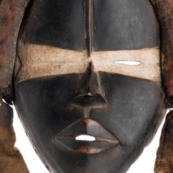A Ivory Coast/Liberian mask of the Dan tribe
