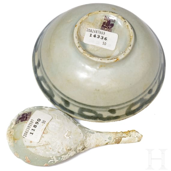 Sch&auml;lchen und L&ouml;ffel aus dem Tek-Sing-Fund, 1822