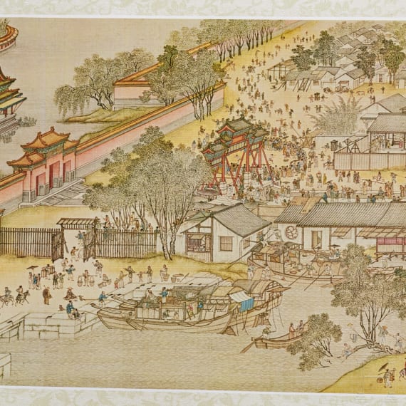 Rollbild, China, 20. Jhdt.