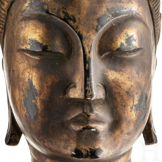 Maske eines Bodhisatva, Japan, 20. Jhdt.
