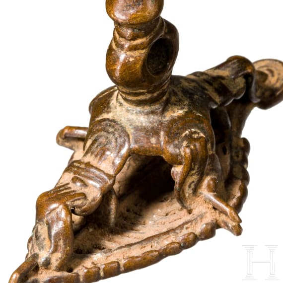 Drei Henna-Stempel, Bronze, 19. Jhdt.