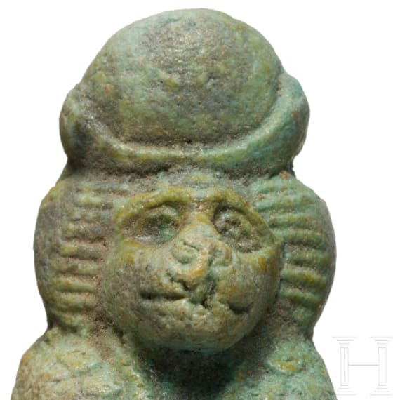 Zwei Amulettfiguren, altägyptisch, 2. - 1. Jtsd. v. Chr.