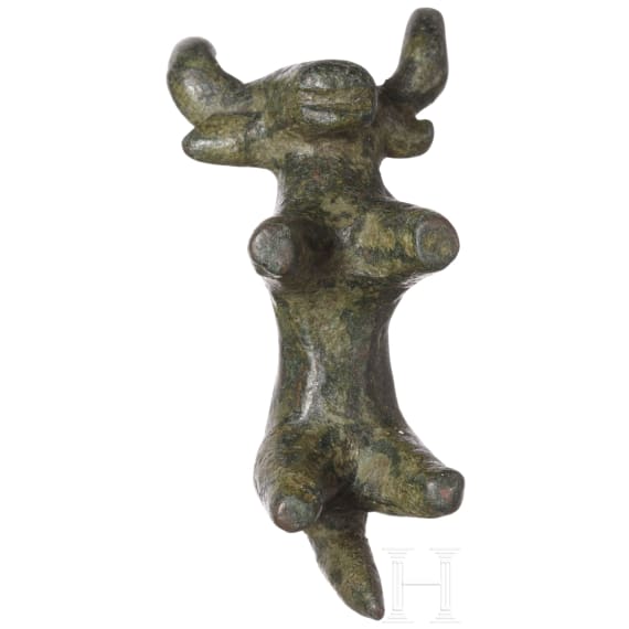 Miniaturstier, Bronze, Iran, um 1000 v. Chr.