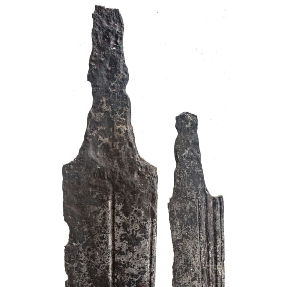 Merowingischer Sax mit Beiklinge, 6. Jhdt.