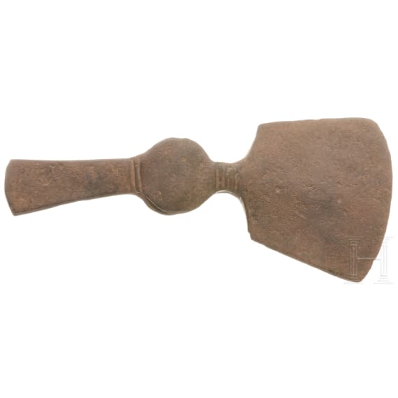 A Viking battle axe, 9th - 10th century
