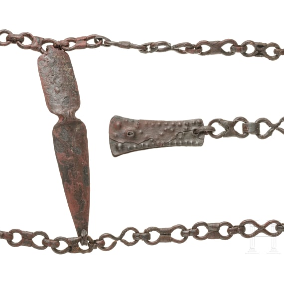 A Baltic Viking bronze belt, 11th - 12th century