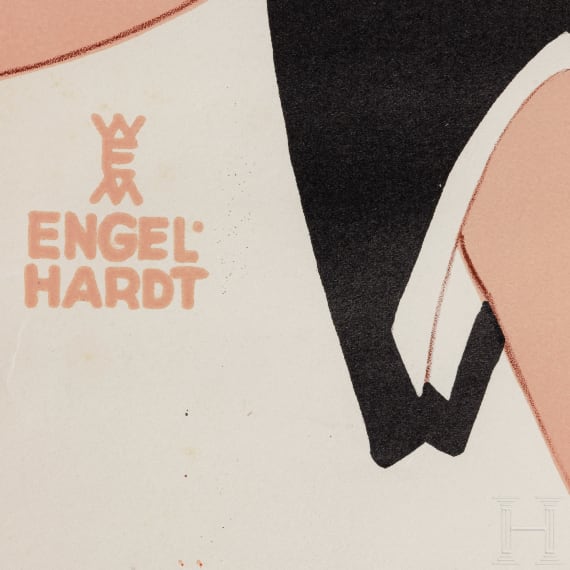 Willi Engelhardt - Plakat "Mary Steininger - Marienplatz M&uuml;nchen - Das Tanzinstitut der guten Gesellschaft"
