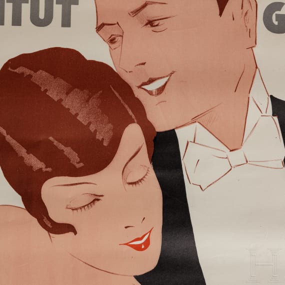 Willi Engelhardt - an advertising poster "Mary Steininger - Marienplatz - Das Tanzinstitut der guten Gesellschaft"