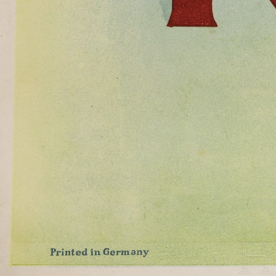 Willi Engelhardt - an advertising poster "Bad Kissingen - heilt und verj&uuml;ngt", 1936