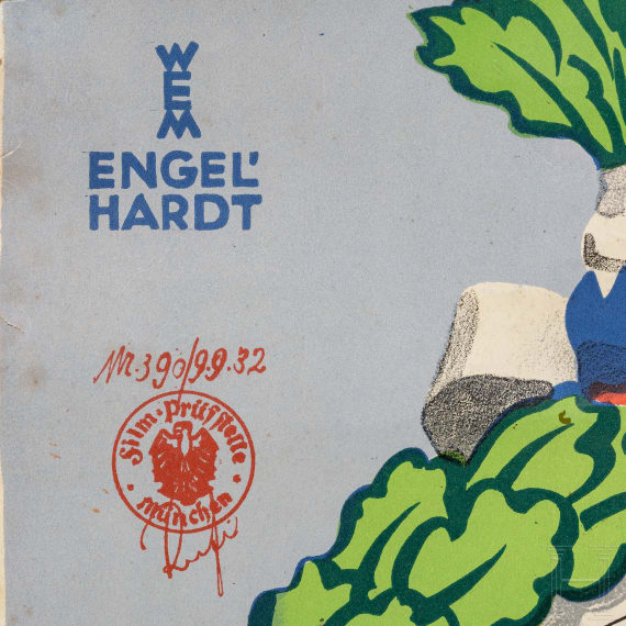 Willi Engelhardt - a movie poster for "Der Schuetzenkoenig", 1932